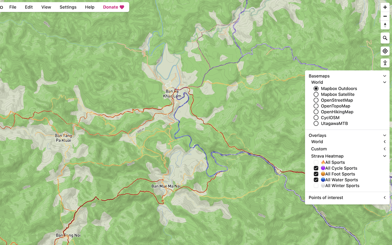 Strava Heatmap - 截图 1