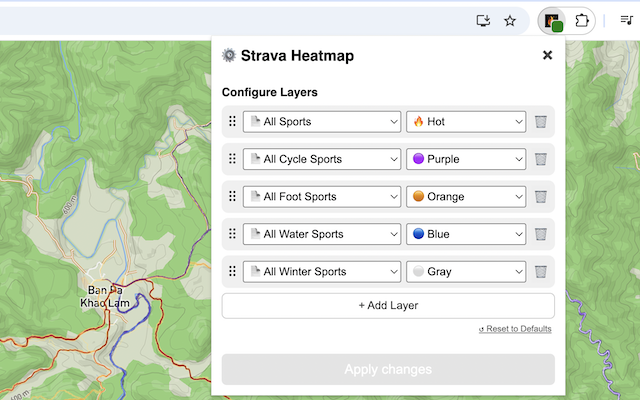 Strava Heatmap - 截图 3