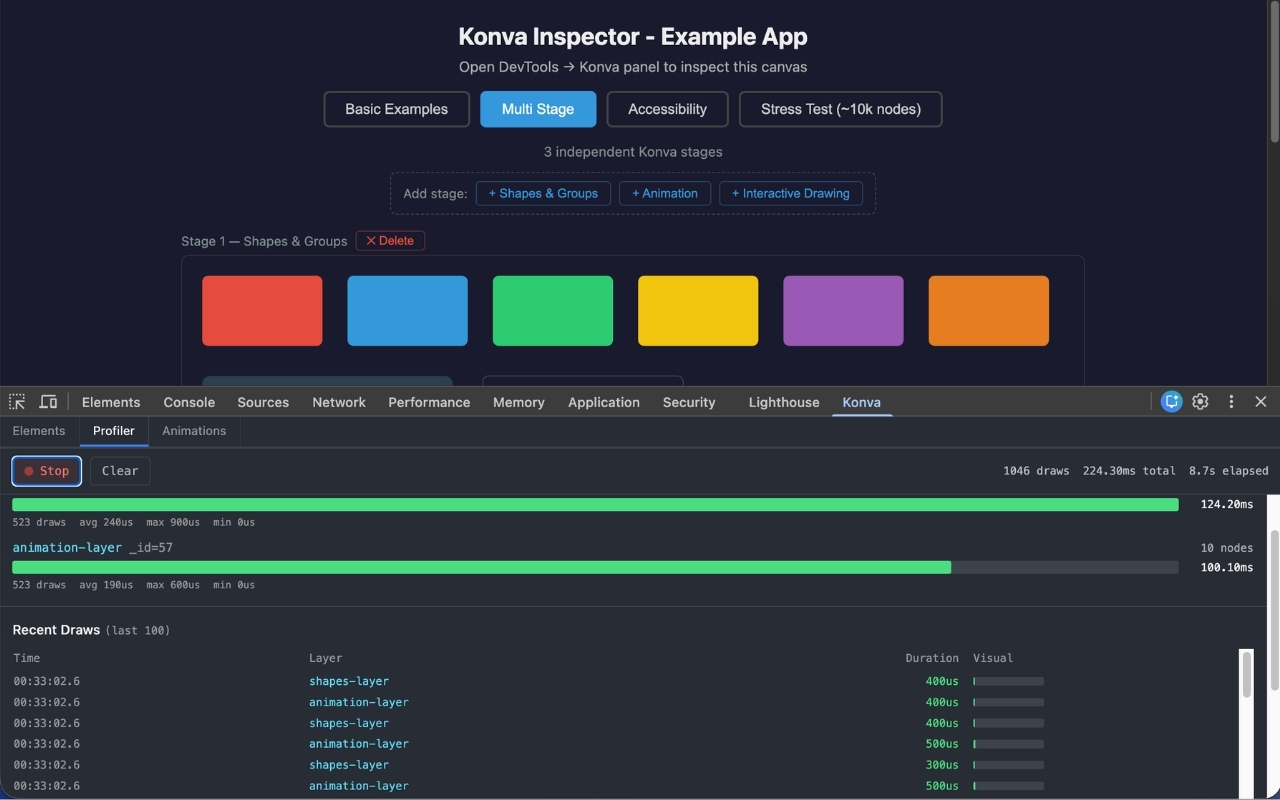 KonvaJS Devtools - 截图 4