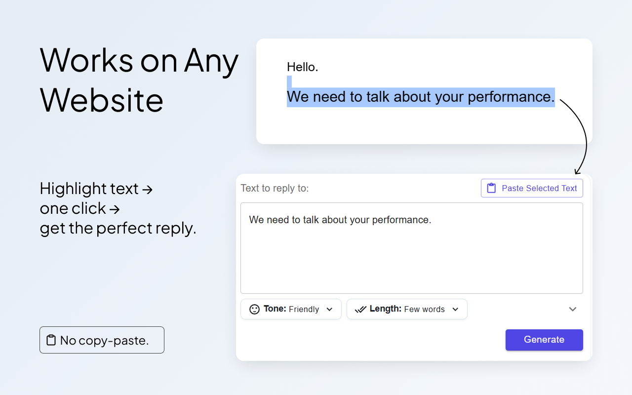 AI 回复生成器 - AI Response Generator - 截图 2