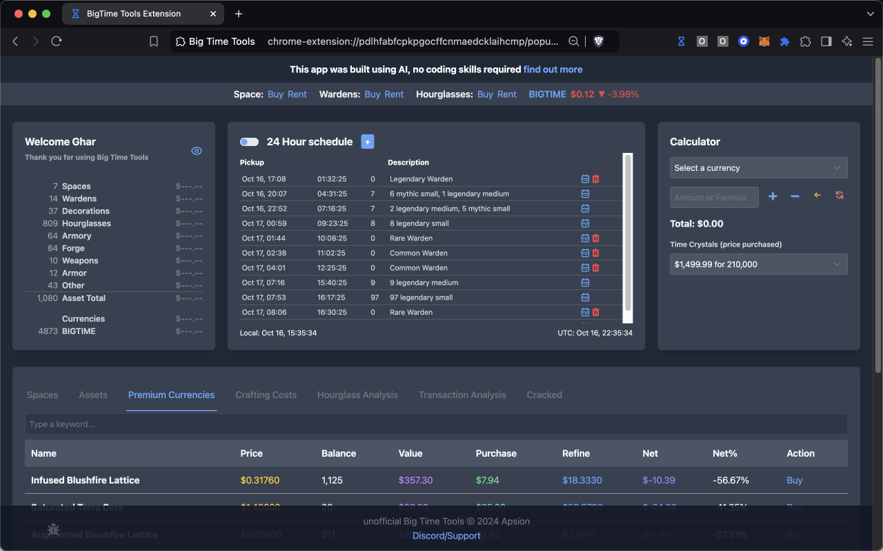 Big Time Tools - 截图 1
