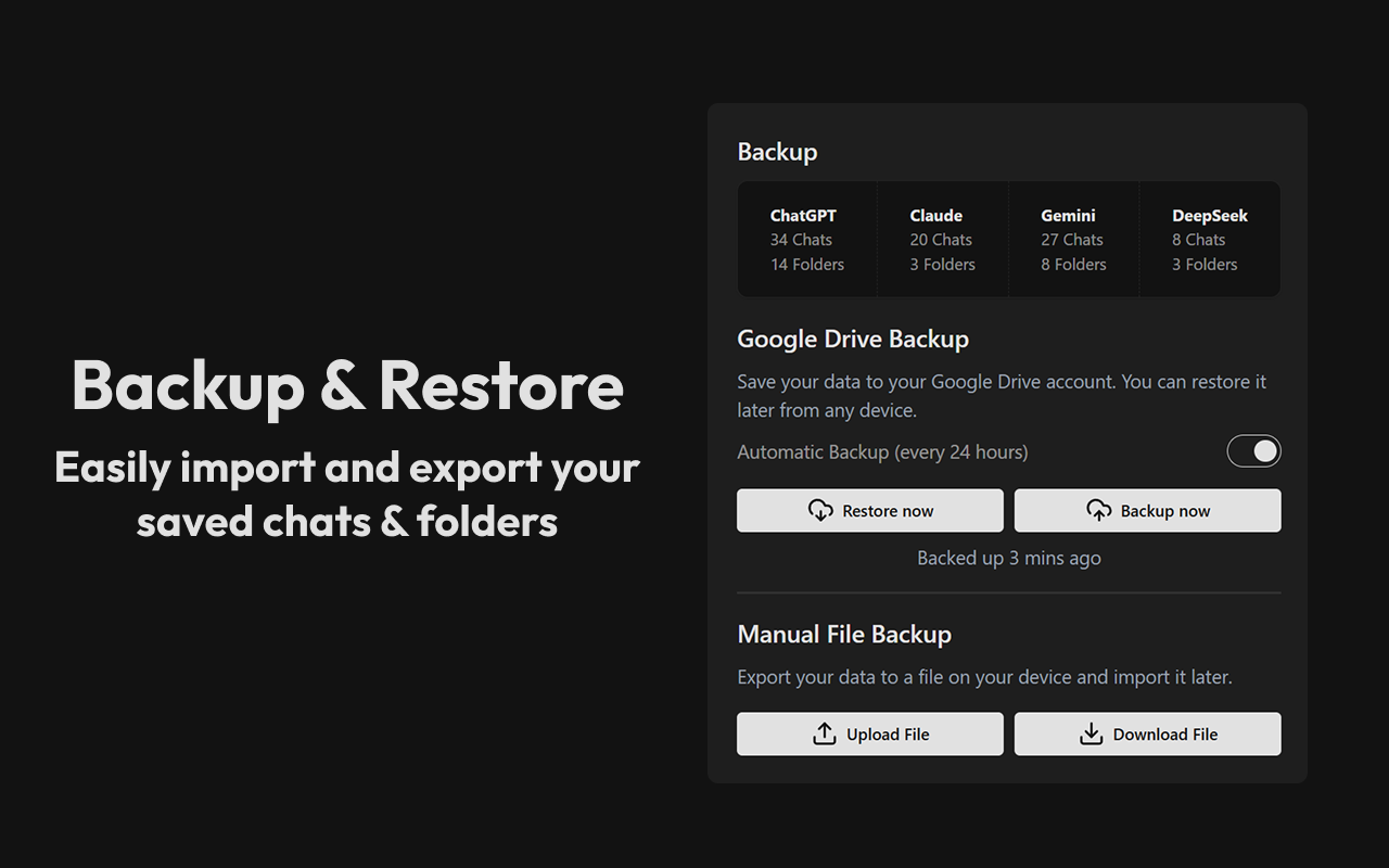 Pin GPTs - Pins and Folders for ChatGPT, Claude, Gemini, DeepSeek and Grok - 截图 5