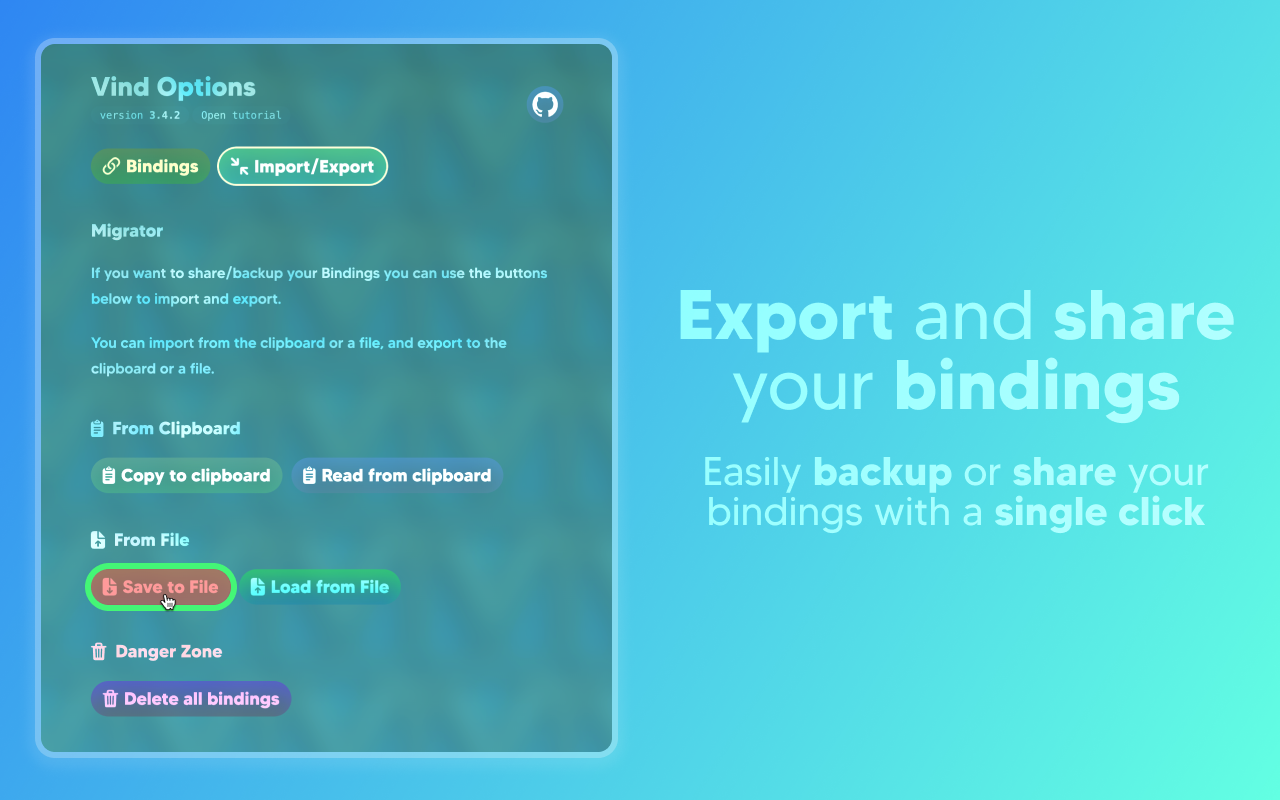 Vind: Keyboard Shortcuts for Every Website - 截图 3