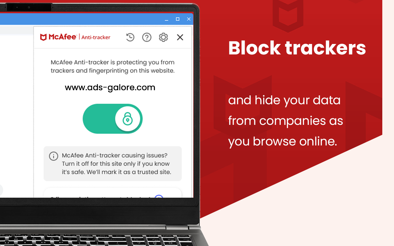McAfee Anti-tracker - 截图 1