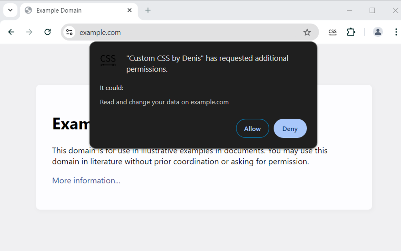 Custom CSS by Denis - 截图 2