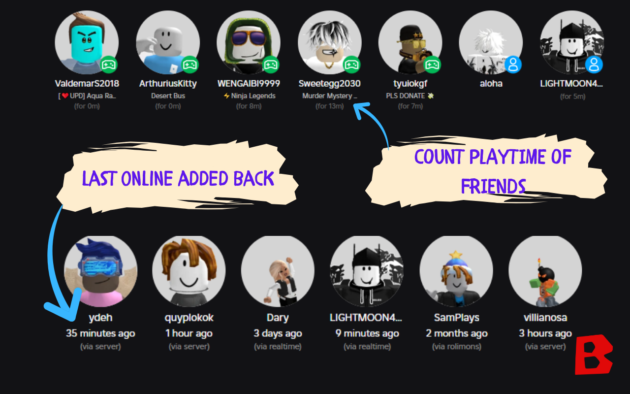 BetterBLOX - Better Roblox Extension - 截图 2