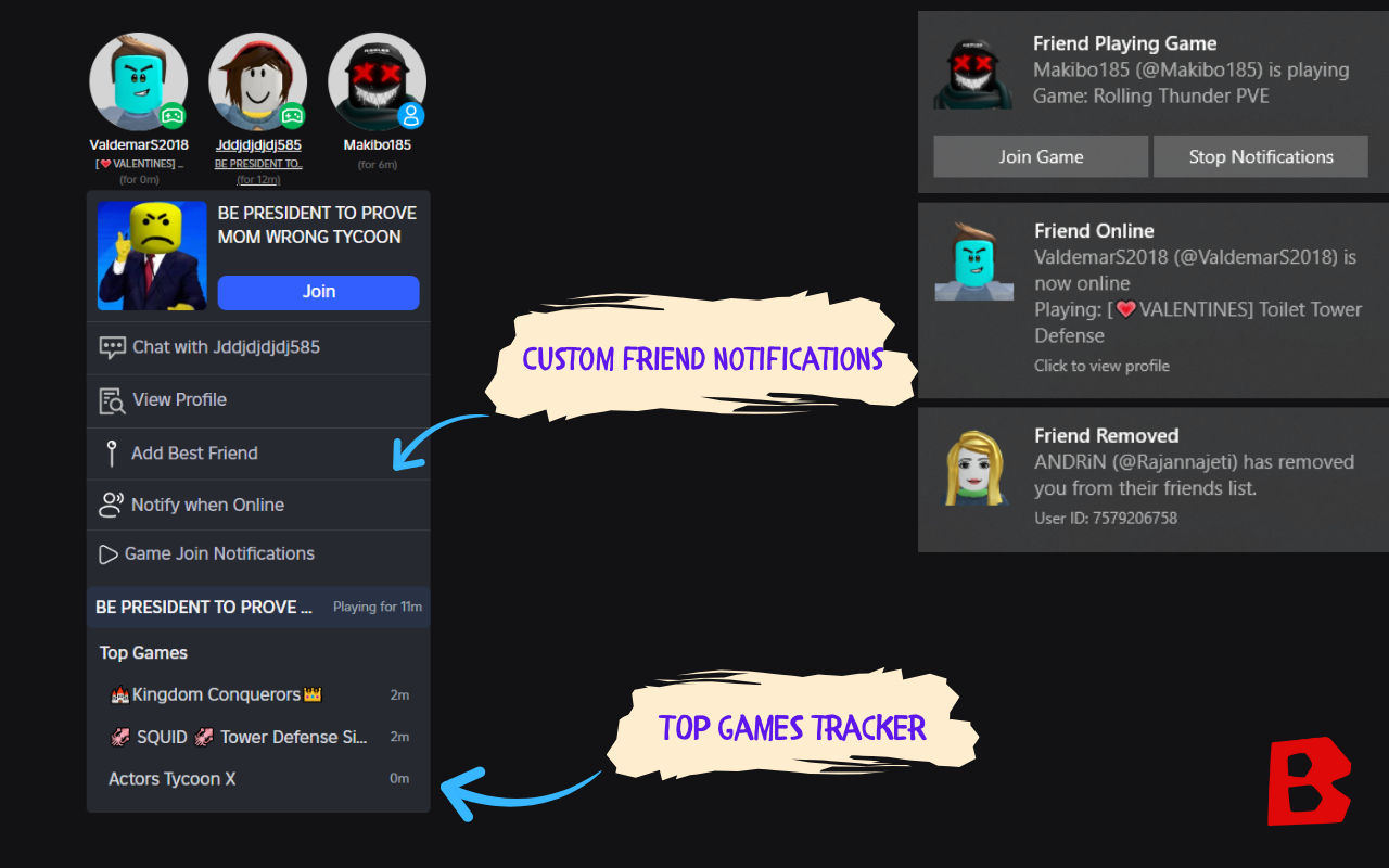 BetterBLOX - Better Roblox Extension - 截图 4