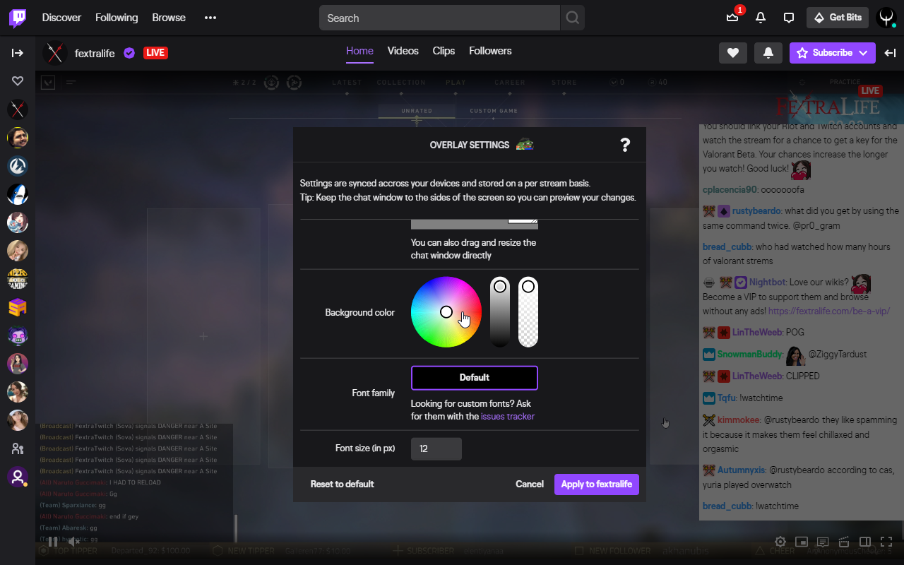 Anu Twitch Chat Overlay - 截图 4