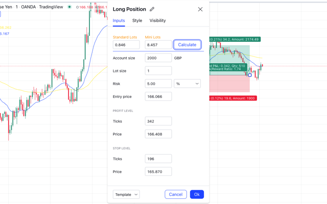 Lot Size Calculator - 截图 3