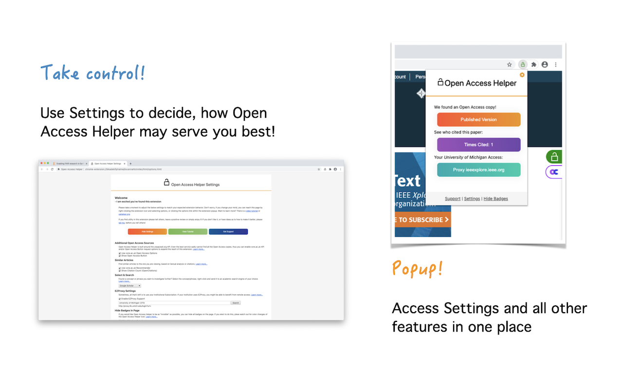 Open Access Helper Web - 截图 3
