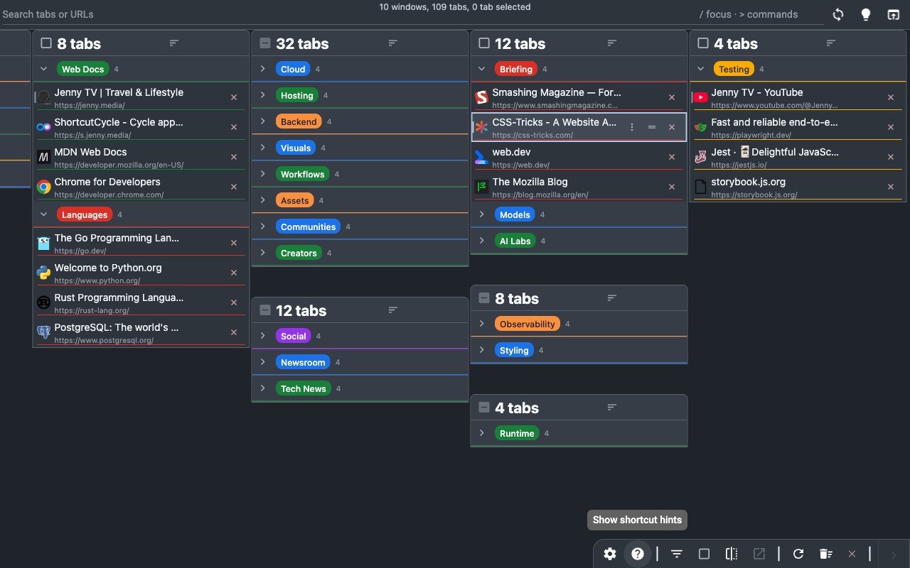 Tab Manager v2 - 截图 5