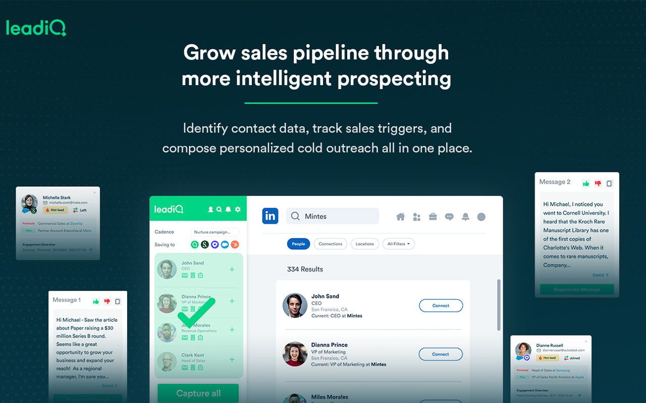 LeadIQ: Contact Data in One Click - 截图 2