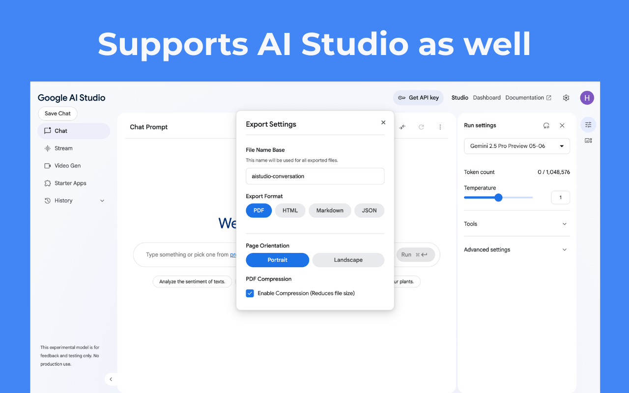 SaveChat – for Gemini & AI Studio - 截图 4