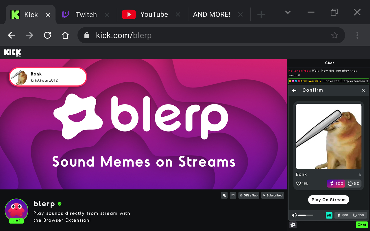 Blerp - Videos, TTS, Memes, Sound Alerts - 截图 2