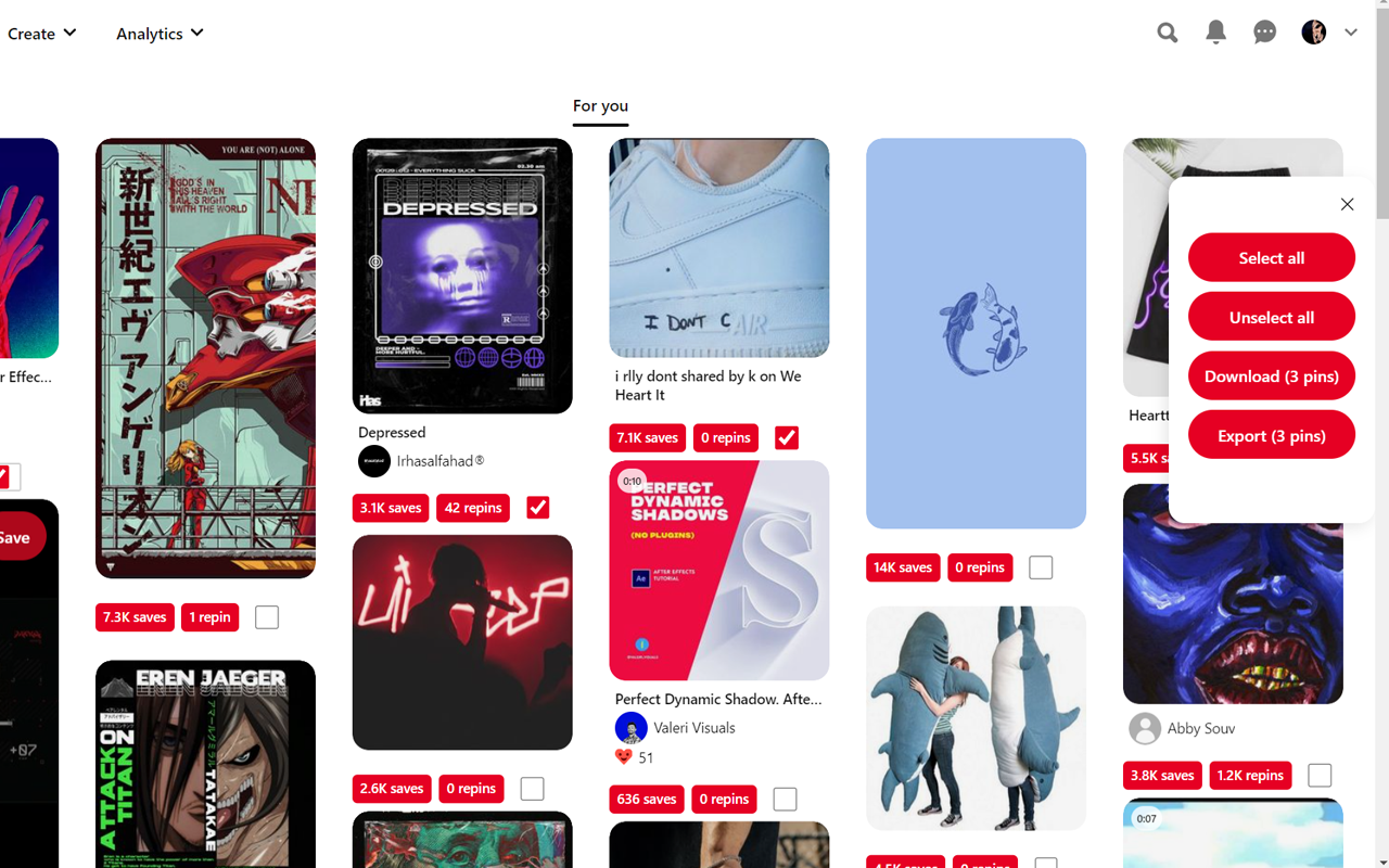 Pinterest extra - 截图 1