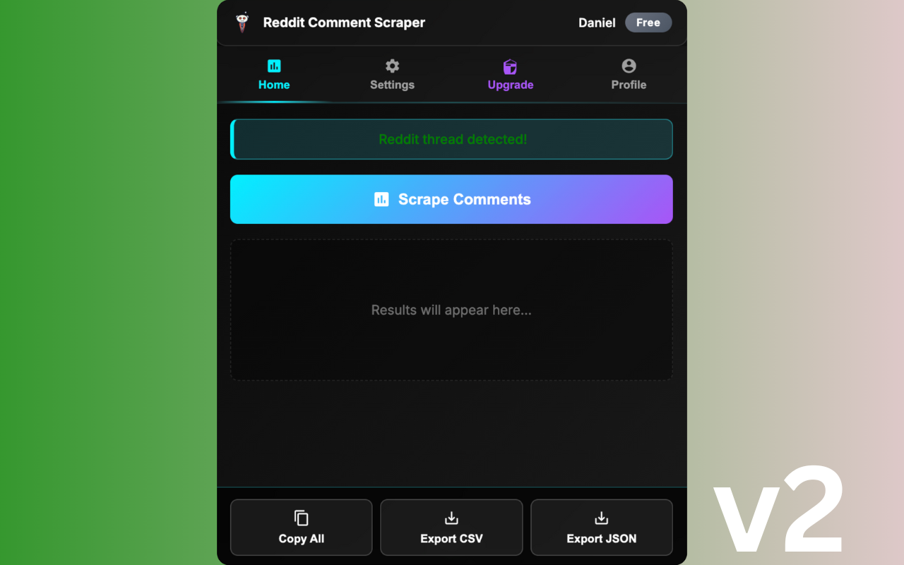 Reddit Comment Scraper - 截图 3