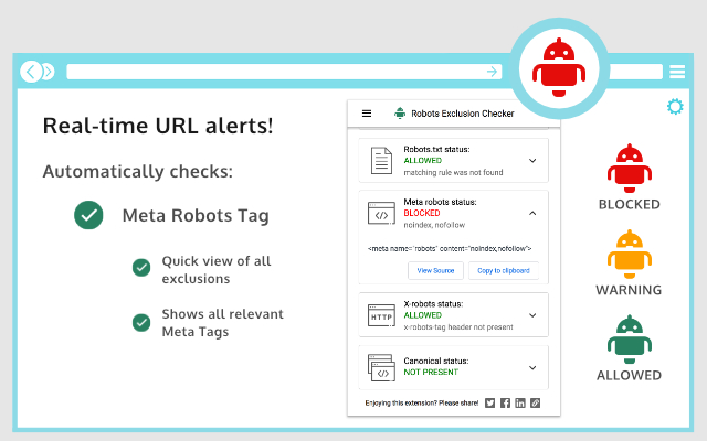 Robots Exclusion Checker - 截图 4