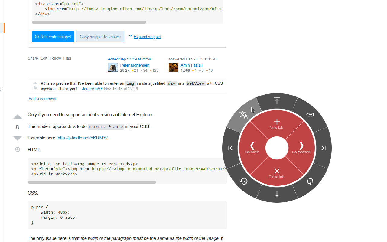 Circle Mouse Gestures (pie menu) - 截图 6