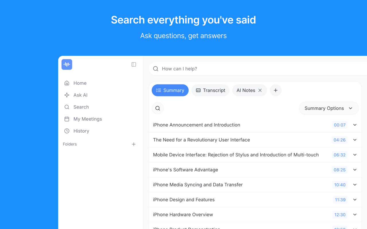 ScreenApp - Record and take AI notes of meetings, videos, calls & lectures - 截图 3
