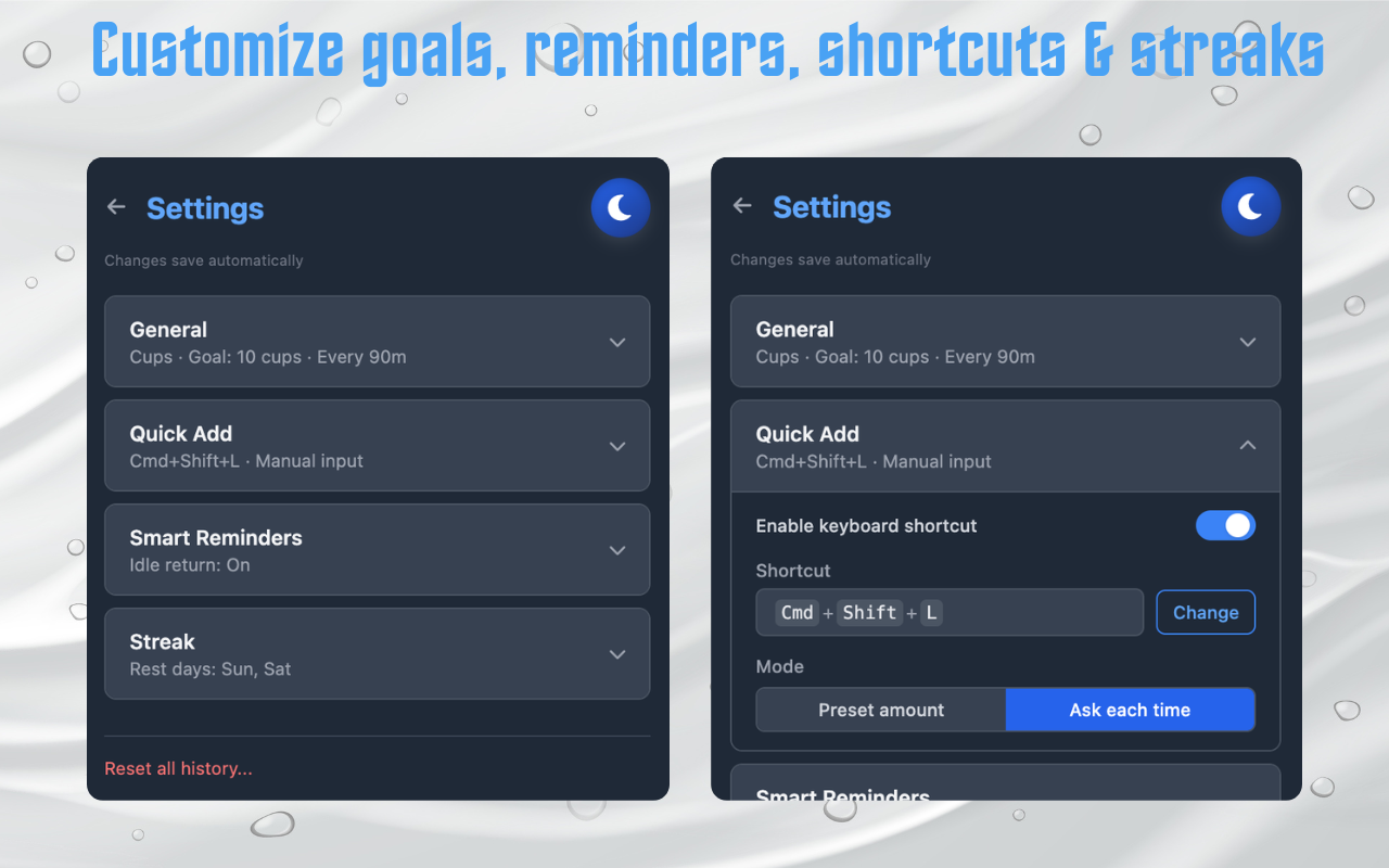 Water Tracker - 截图 4