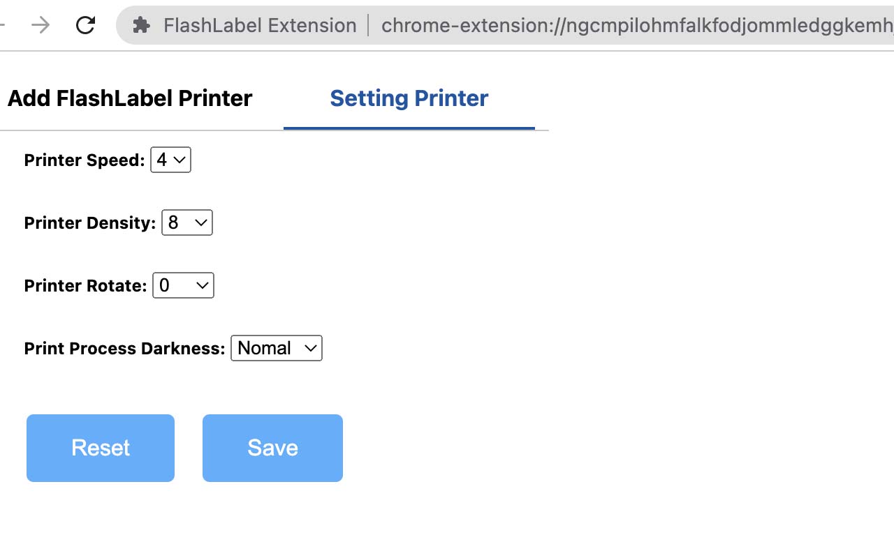 FlashLabel Extension - 截图 4
