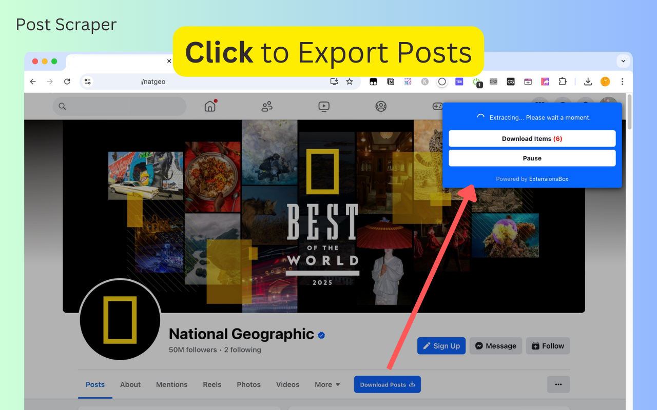 帖子抓取器 - 截图 3