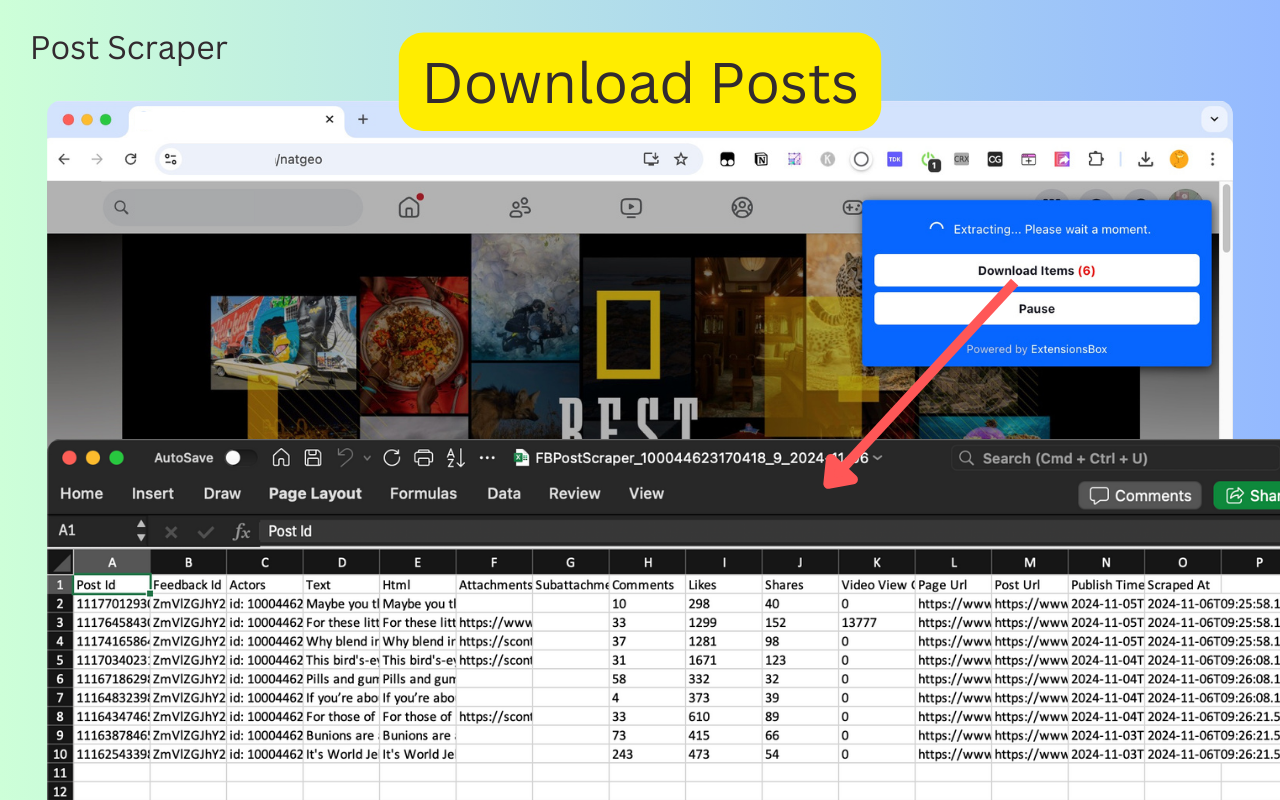 帖子抓取器 - 截图 4