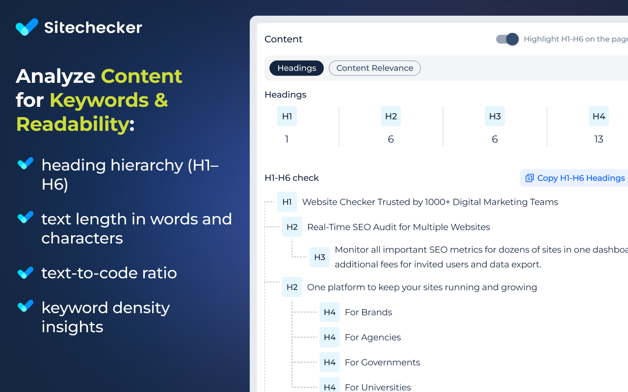 Website SEO Checker - 截图 3