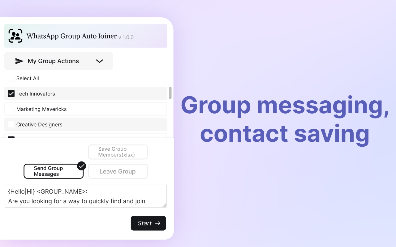 WhatsApp 群组自动加入 & 群组联系人下载 | WPPME.COM - 截图 2