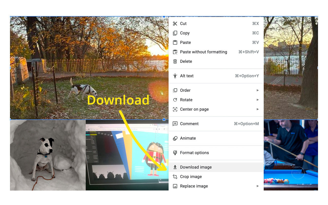 Google Slides & Docs - Download Image - 截图 2