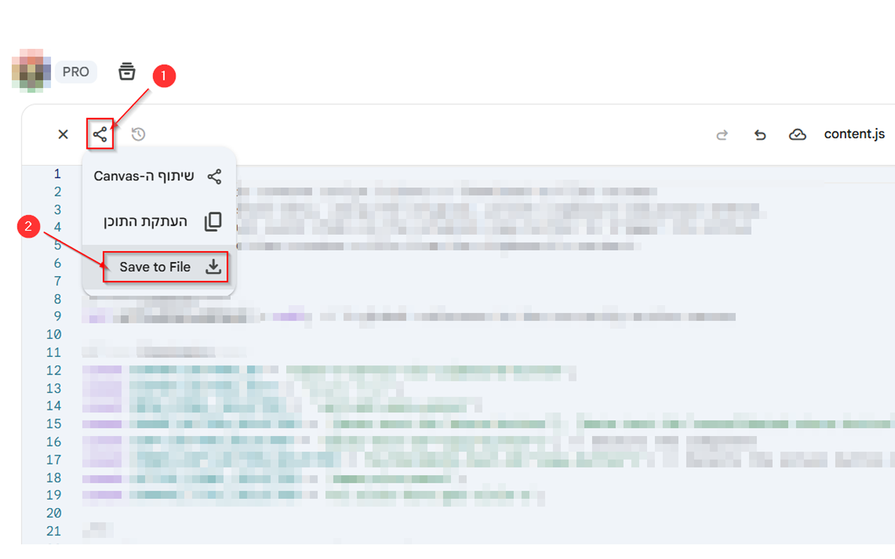 Gemini Canvas Exporter - 截图 1