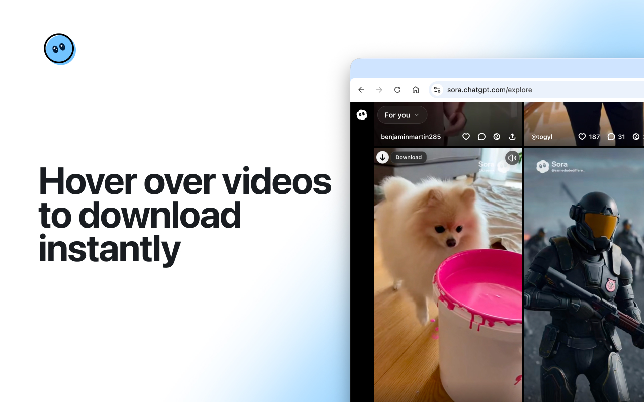 Samify (formerly Sorafy) — fastest no-watermark Sora (OpenAI) downloader - 截图 5