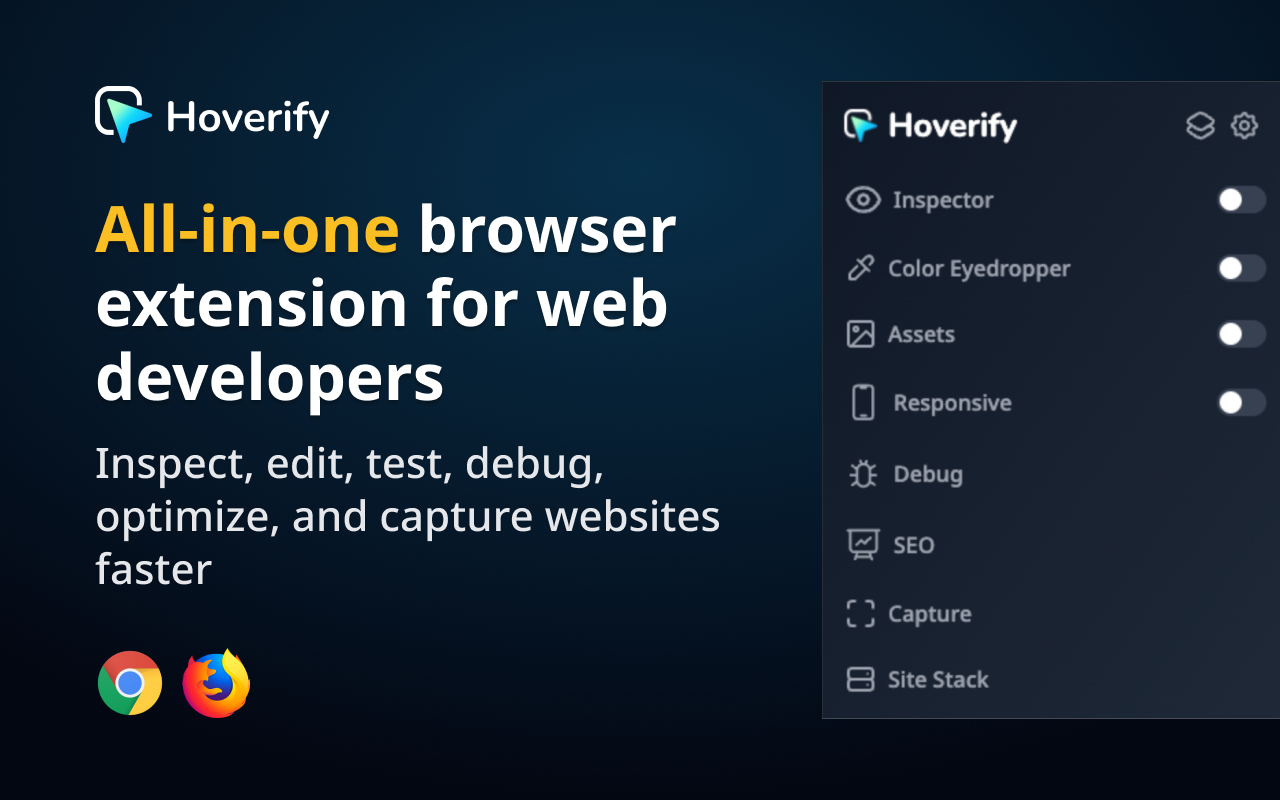 Hoverify: All-in-one extension for web developers - 截图 2