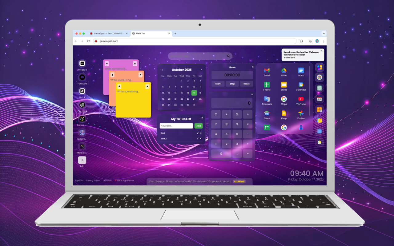 Lamine Yamal Live Wallpaper New Tab - 截图 3