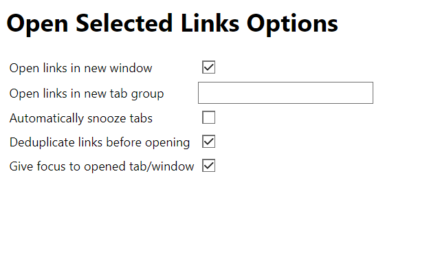 Open Selected Links - 截图 2