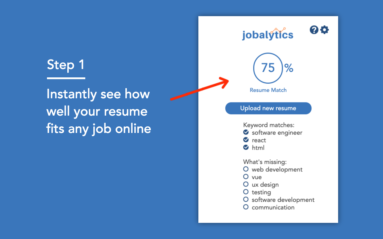 Jobalytics - Resume Keyword Analyzer - 截图 3