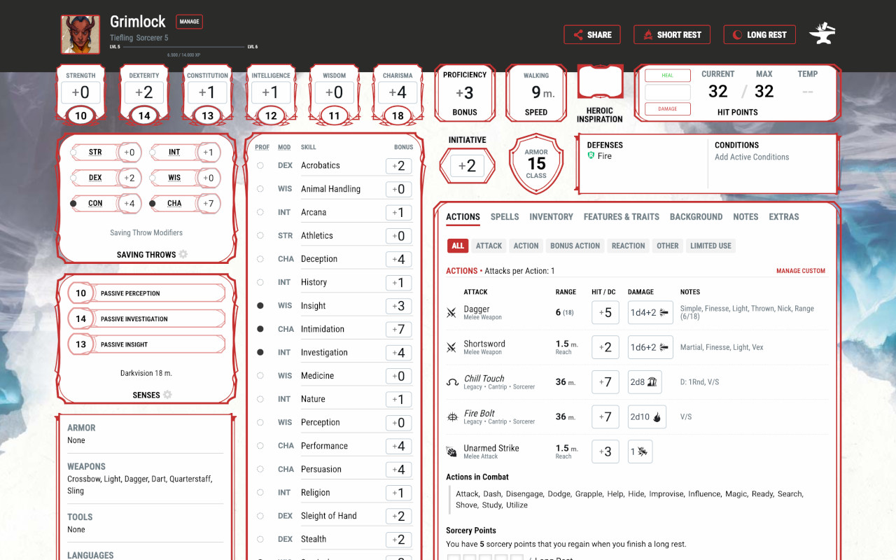 DnD Beyond Kit - 截图 3