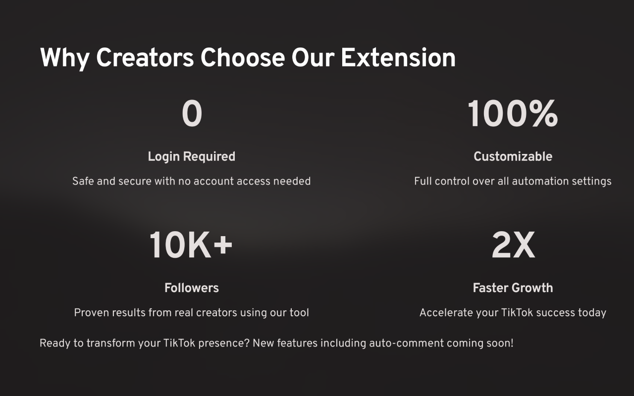 TikTok Growth - Auto Followers, HD Video Downloader - 截图 5