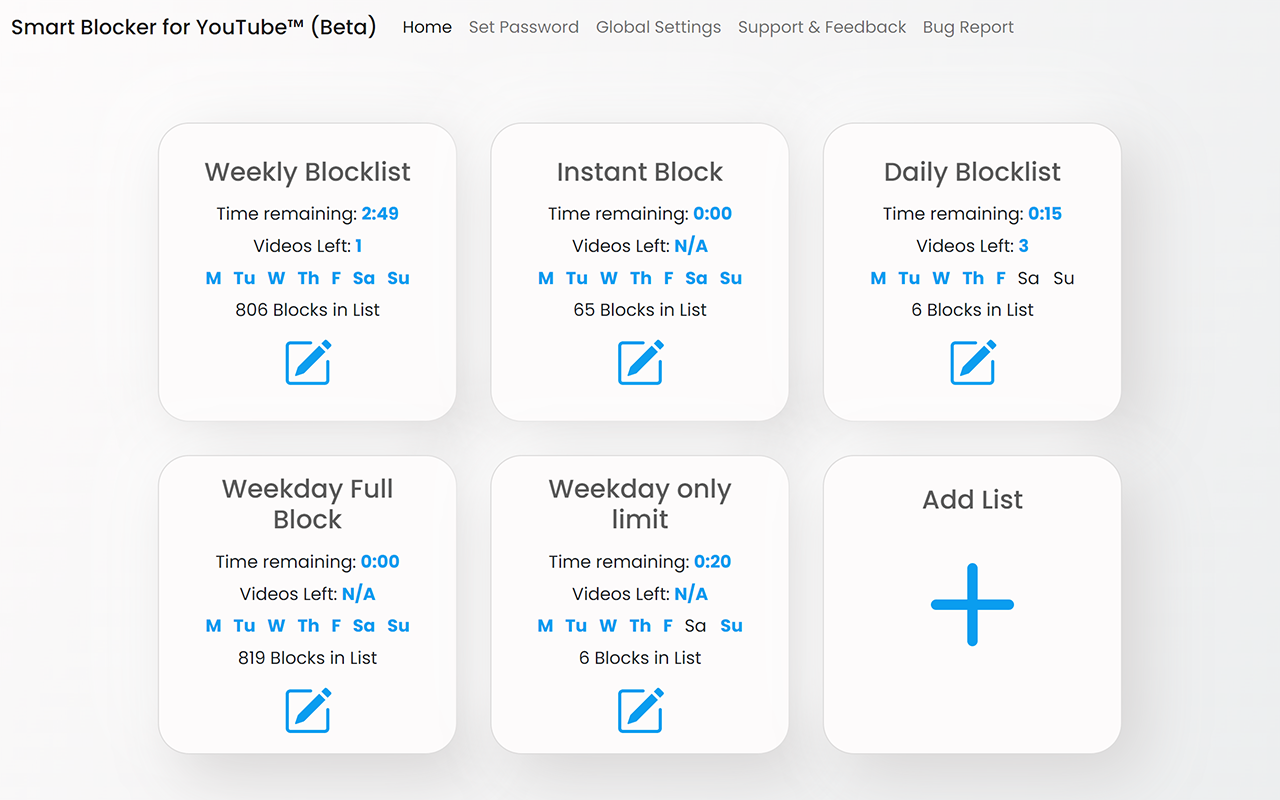 Smart YouTube Blocker - 截图 3
