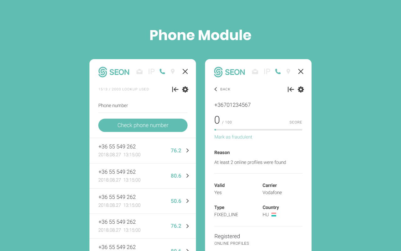 SEON Intelligence - 截图 4
