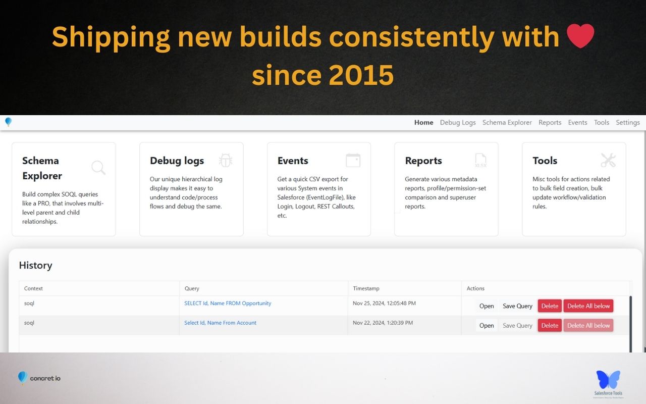 Salesforce Tool Suite - 截图 1