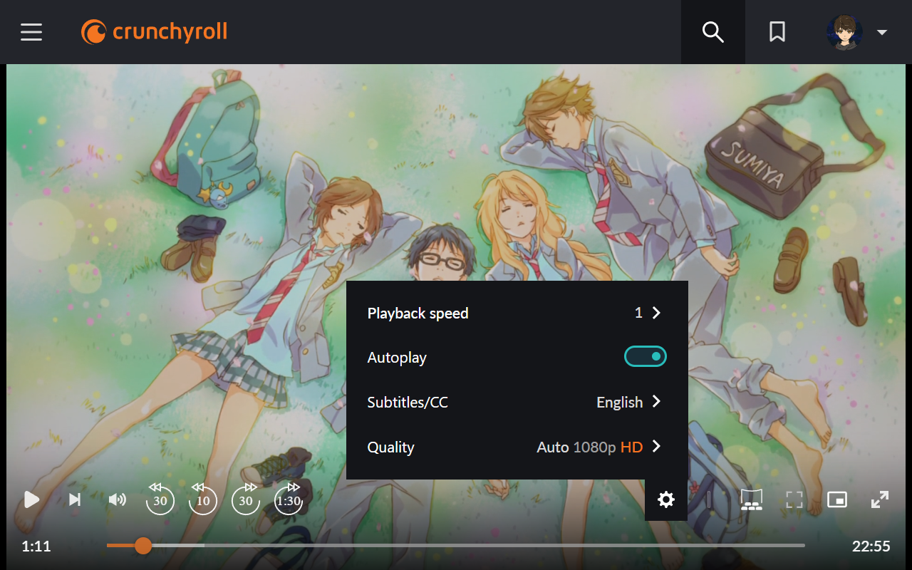 Improve Crunchyroll - 截图 2