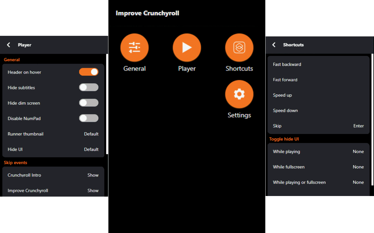Improve Crunchyroll - 截图 4