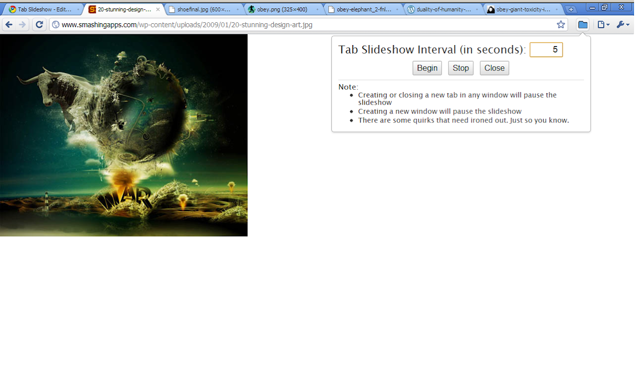 Tab Slideshow - 截图 2