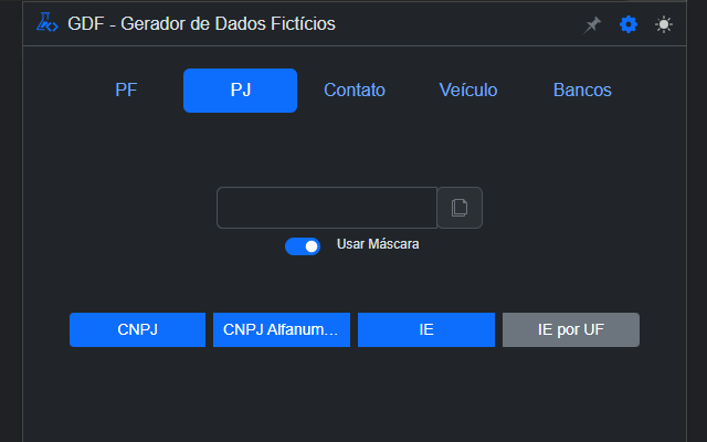 Gerador de Dados Fictícios CPF CNPJ CEP ++ - 截图 2