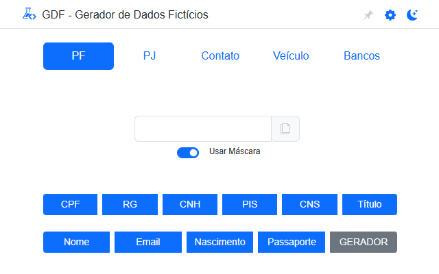 Gerador de Dados Fictícios CPF CNPJ CEP ++ - 截图 4
