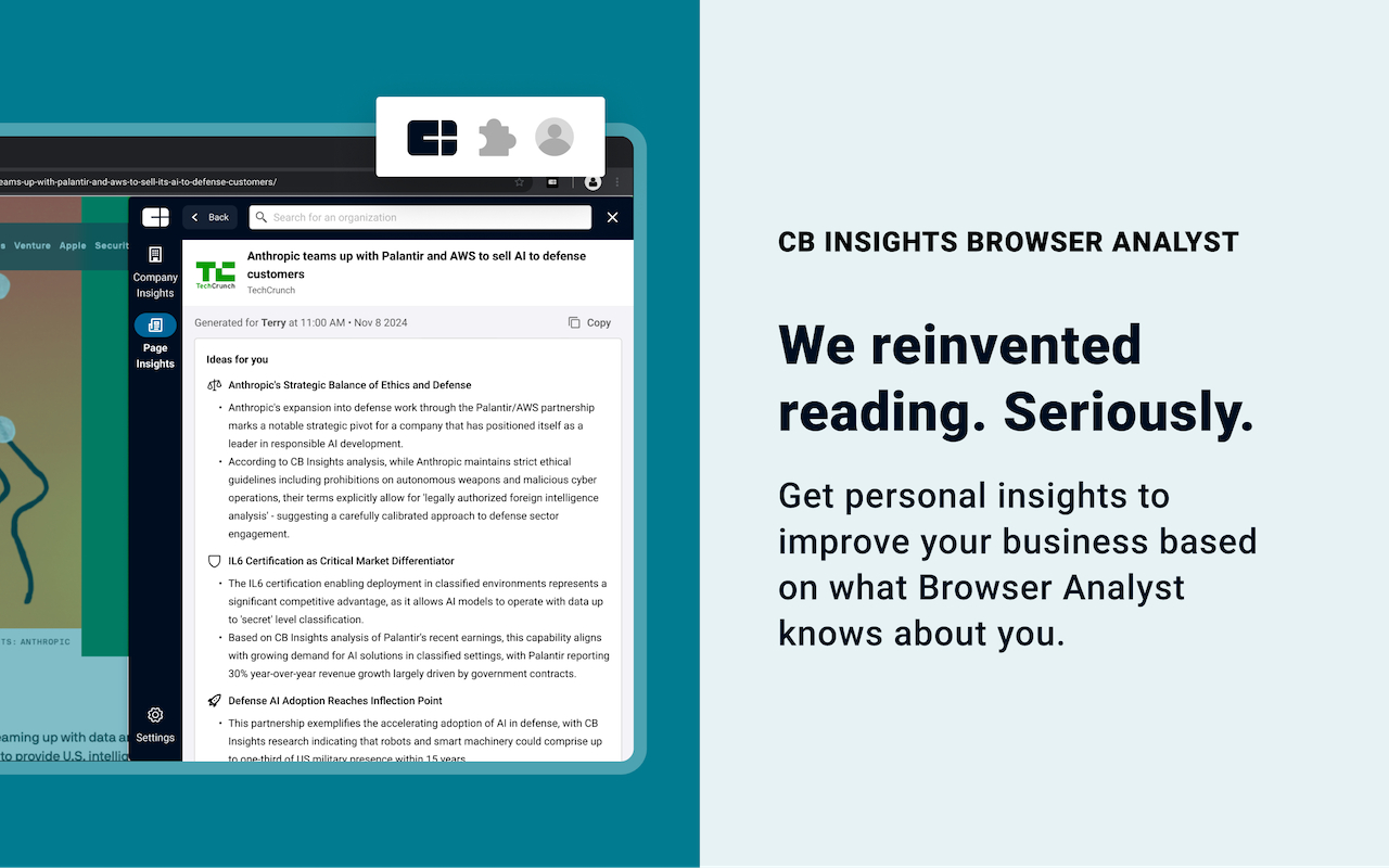 CB Insights: Browser Analyst - 截图 2