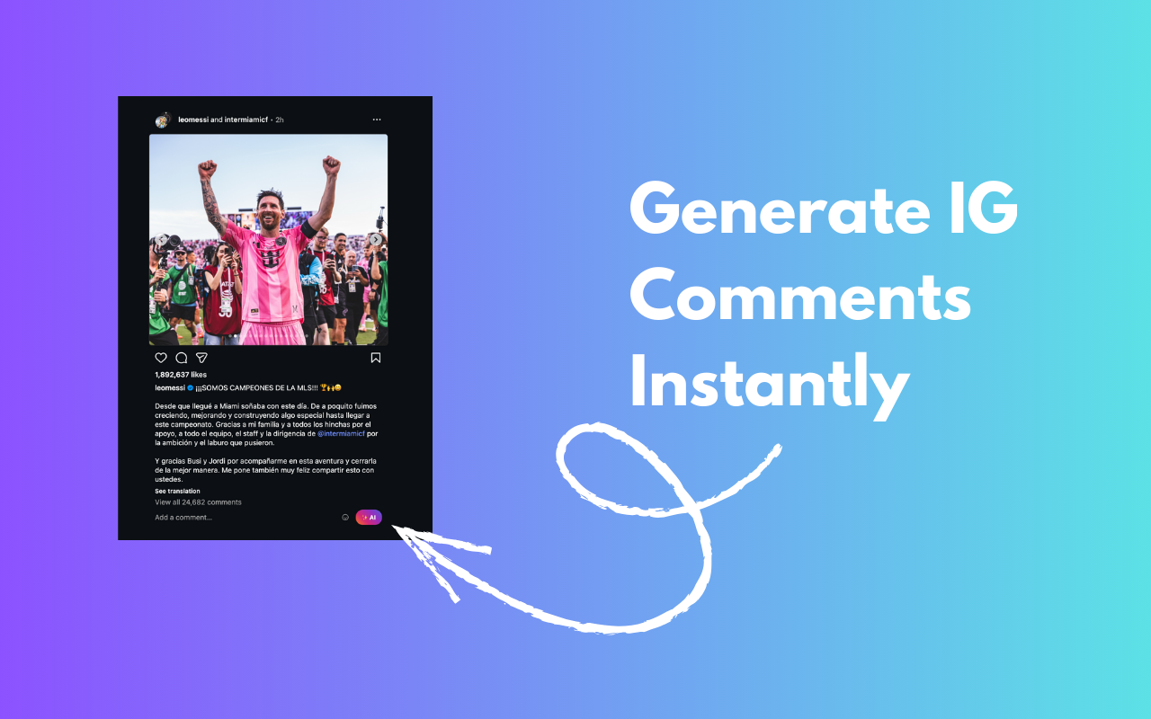 InstaReply: ChatGPT Comment Assistant for Instagram - 截图 1