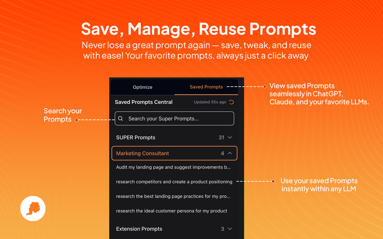 Prompt Genie - Create, optimize, and manage your Prompts - 截图 3
