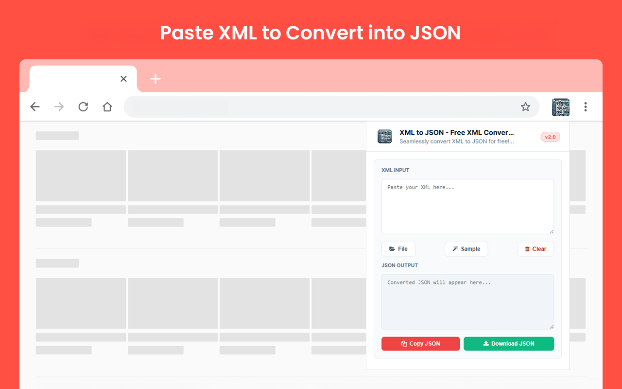 XML to JSON - Free XML Converter - 截图 2